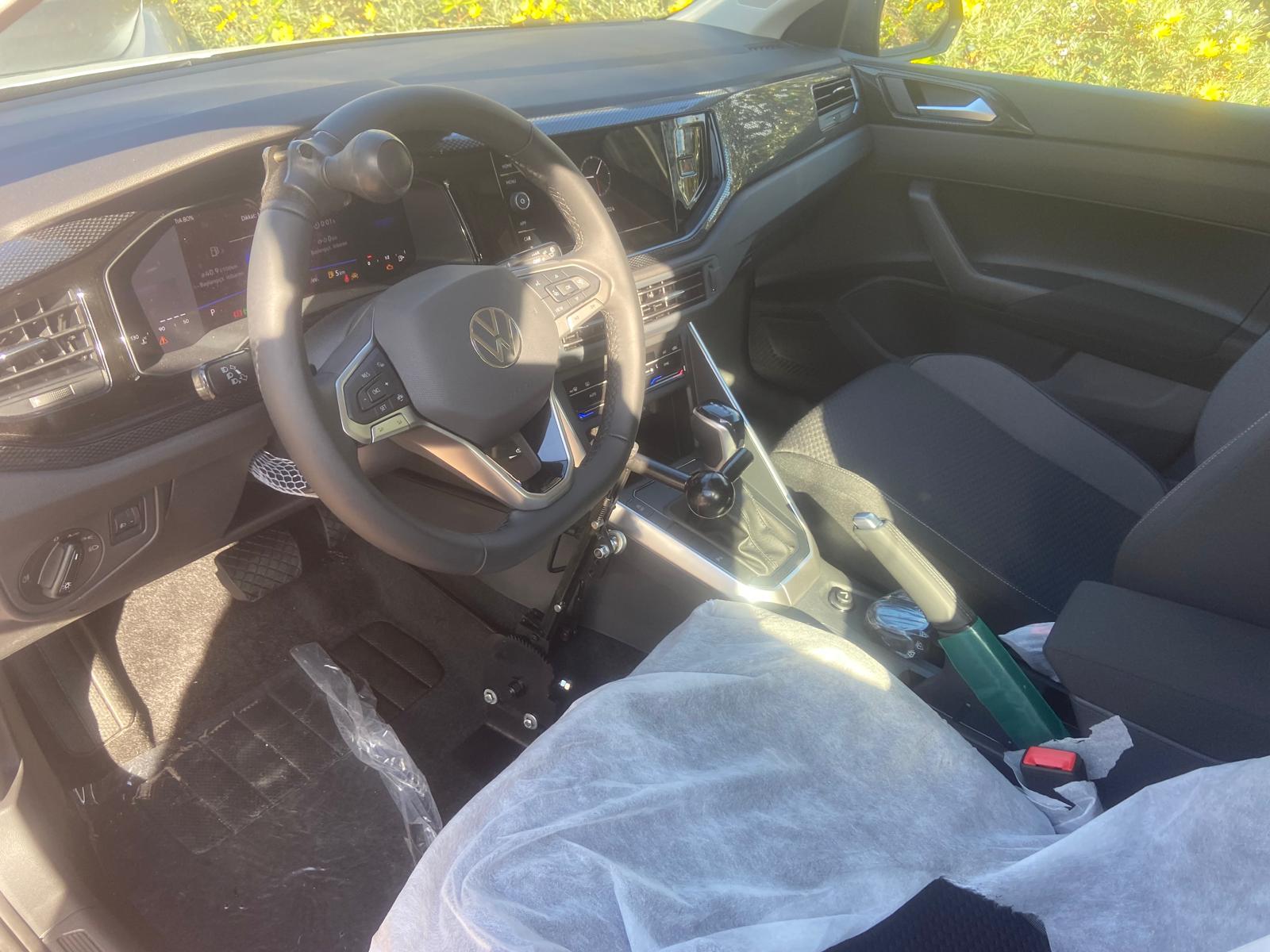 Sağ elden fren kitlemeli çevirmeli itmeli gaz fren aparatı